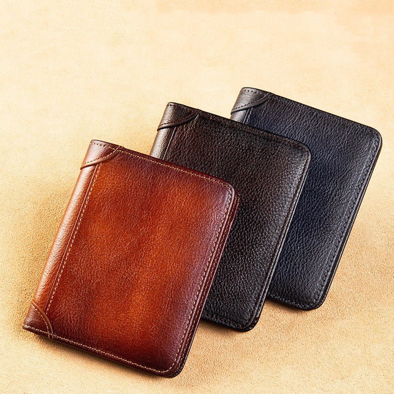 Usamara All-in-one Short Money Leather Ultra-thin Men's Wallet