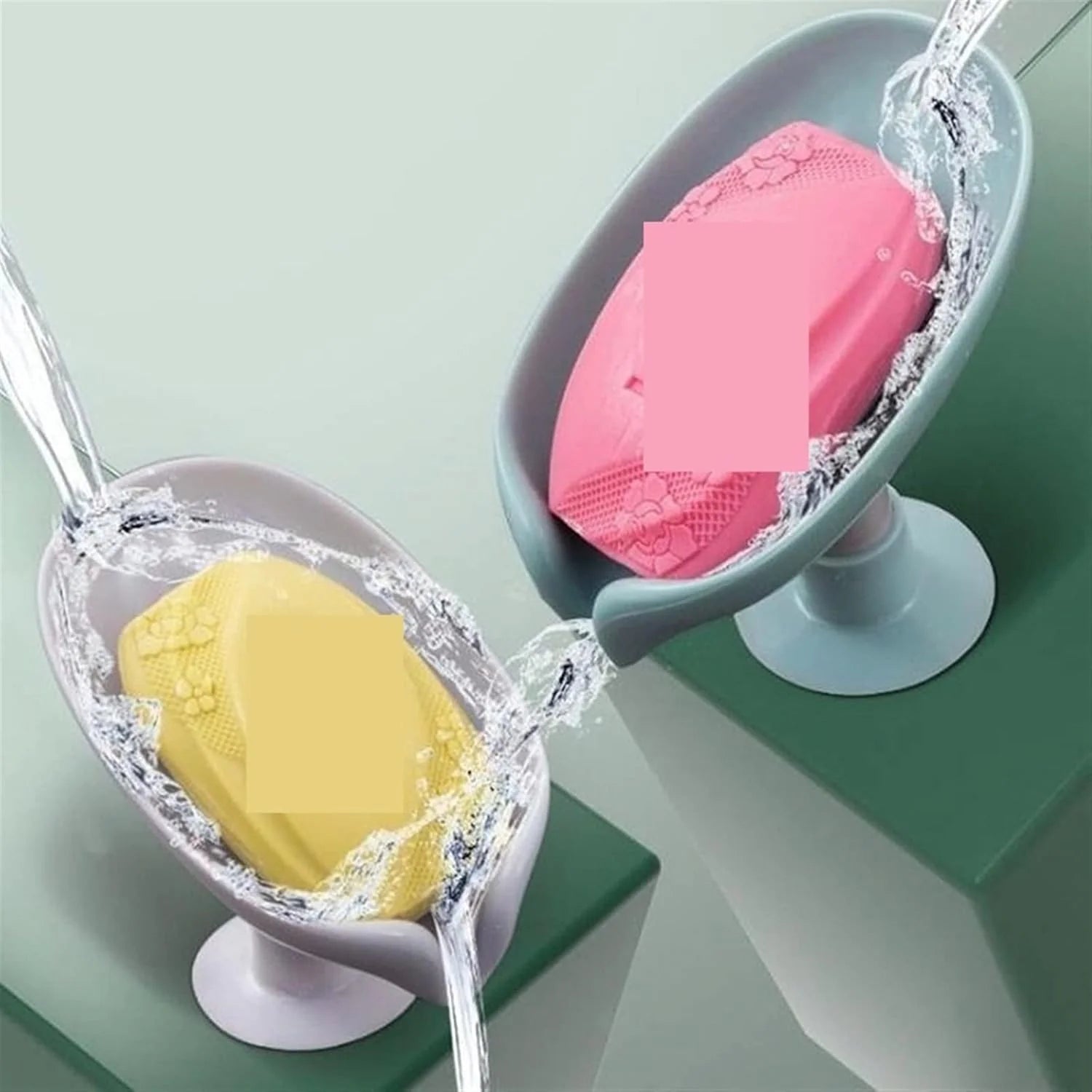 Usamara Waterfall-Style Soap Holder with Drain