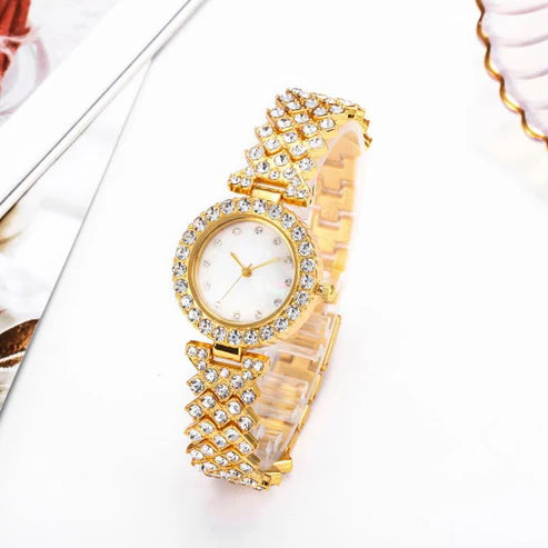 Usamara Fashion Simple Women's Quartz Watch Diamond Alloy
