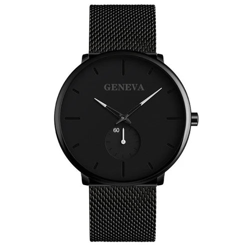 Usamara Fashion Casual Geneva Mens Watch Quartz Stainless Steel Brand Wristwatch Analog Watches Wrist