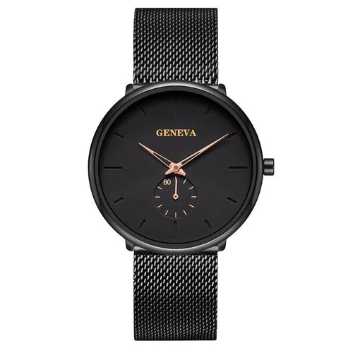 Usamara Fashion Casual Geneva Mens Watch Quartz Stainless Steel Brand Wristwatch Analog Watches Wrist